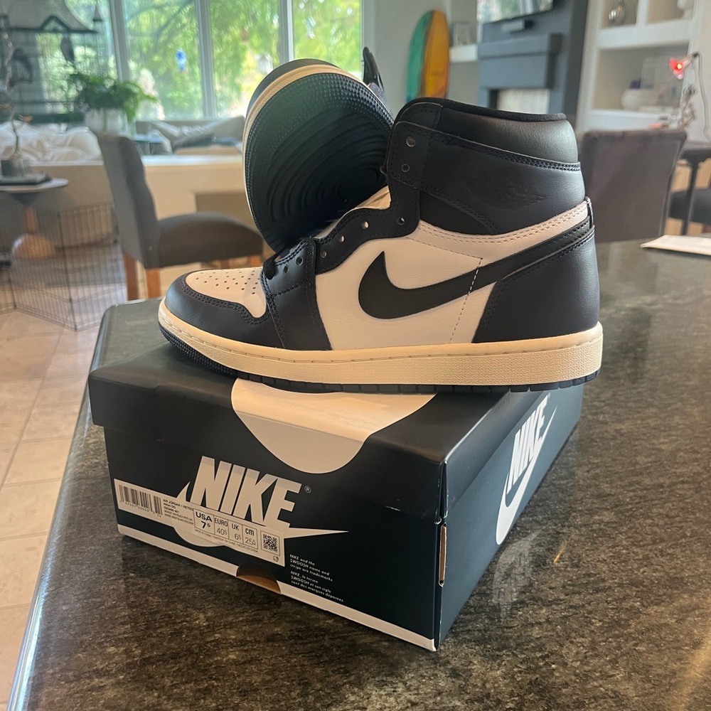 Nike Air Jordan 1 Retro High OG Box Navy/White